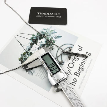 Brand New Cross Pave Link Necklace Chain Christian Fashion Jewellery - 925 Sterling Silver Gift For Men & Women - The Jewellery Supermarket